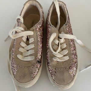 Zara girls sequined tennis shoes
